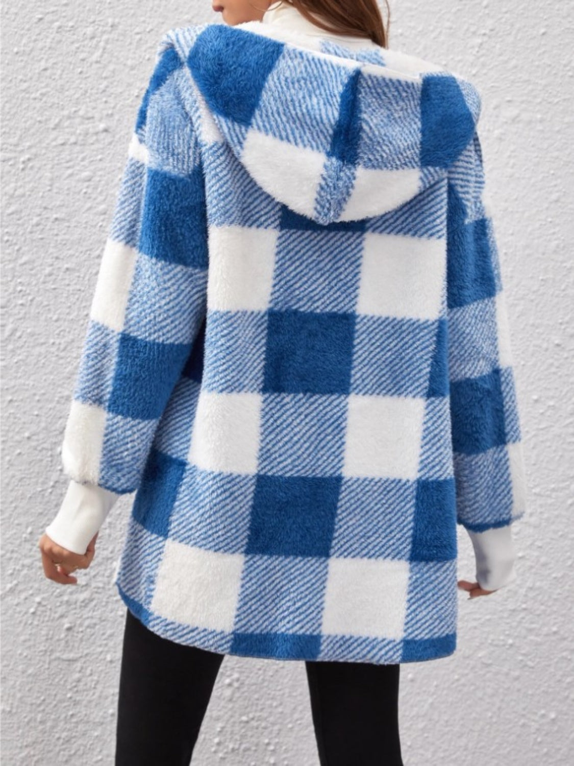 Crimson Check Comfort Cardigan