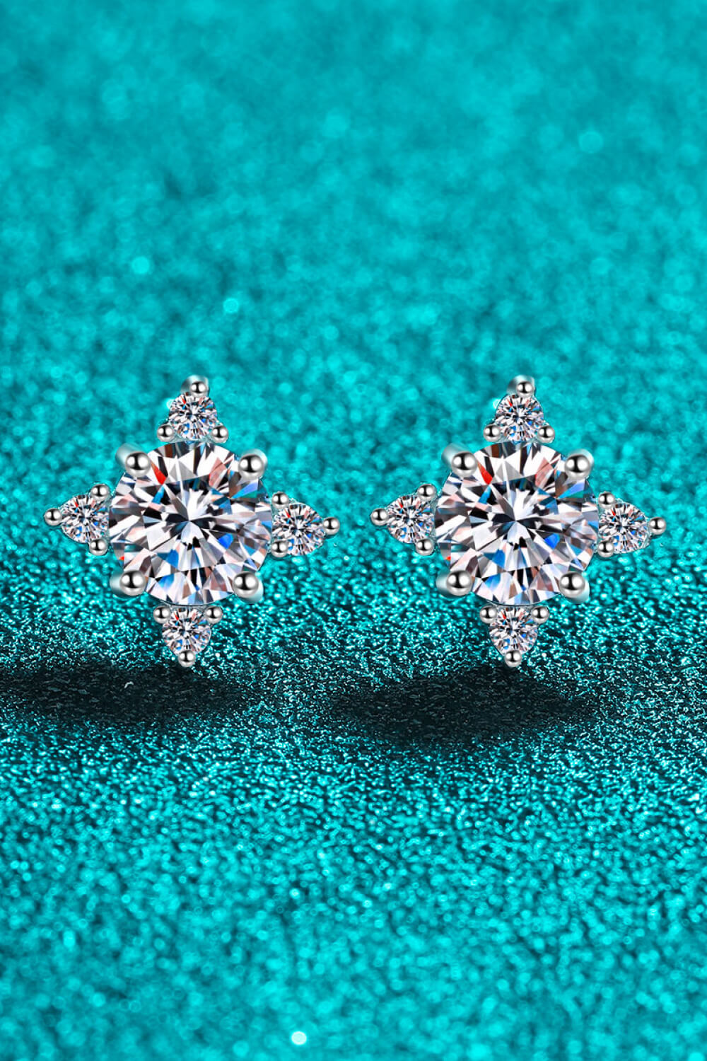 Celestial Frost Stud Earrings