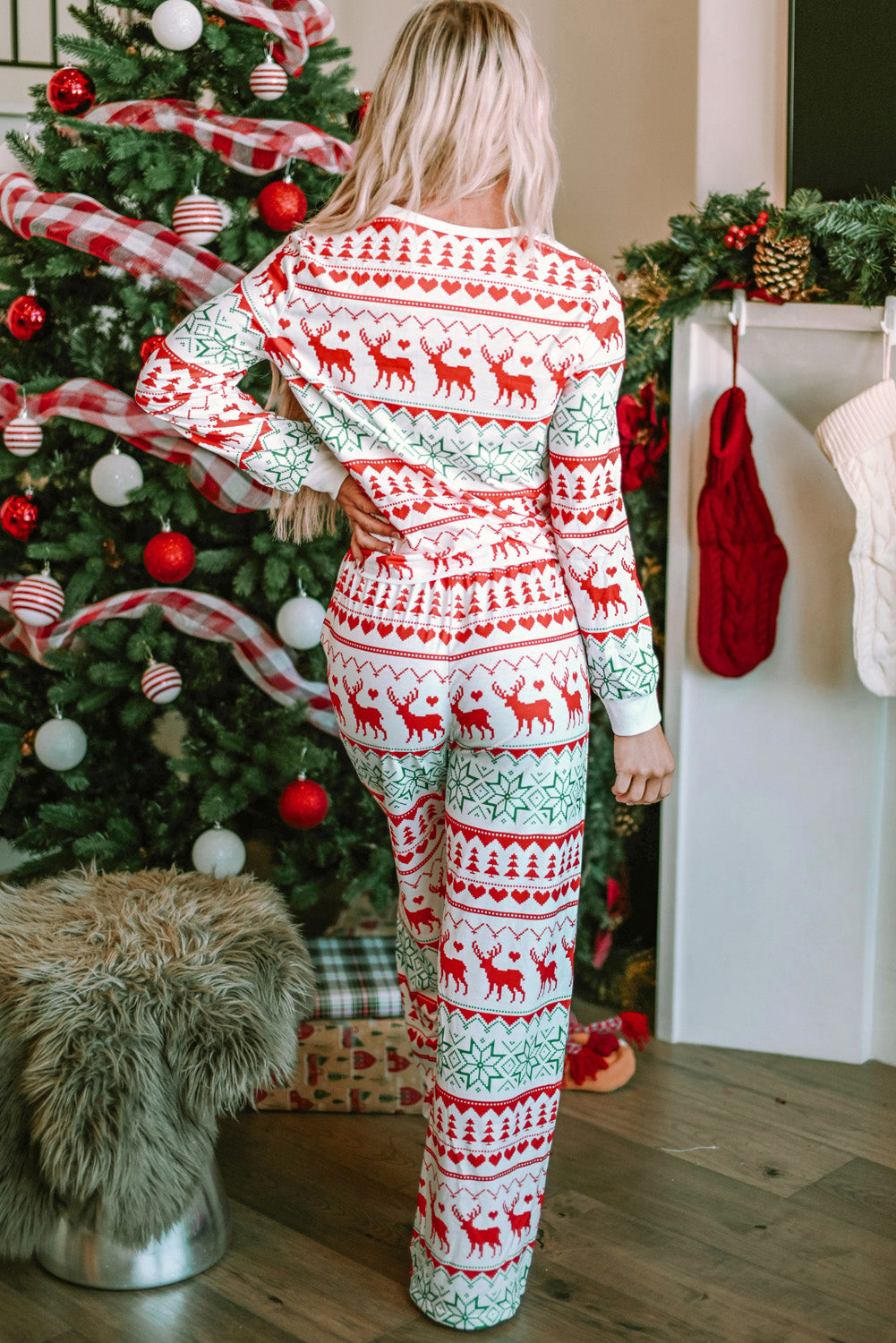 Festive Reindeer PJ Set