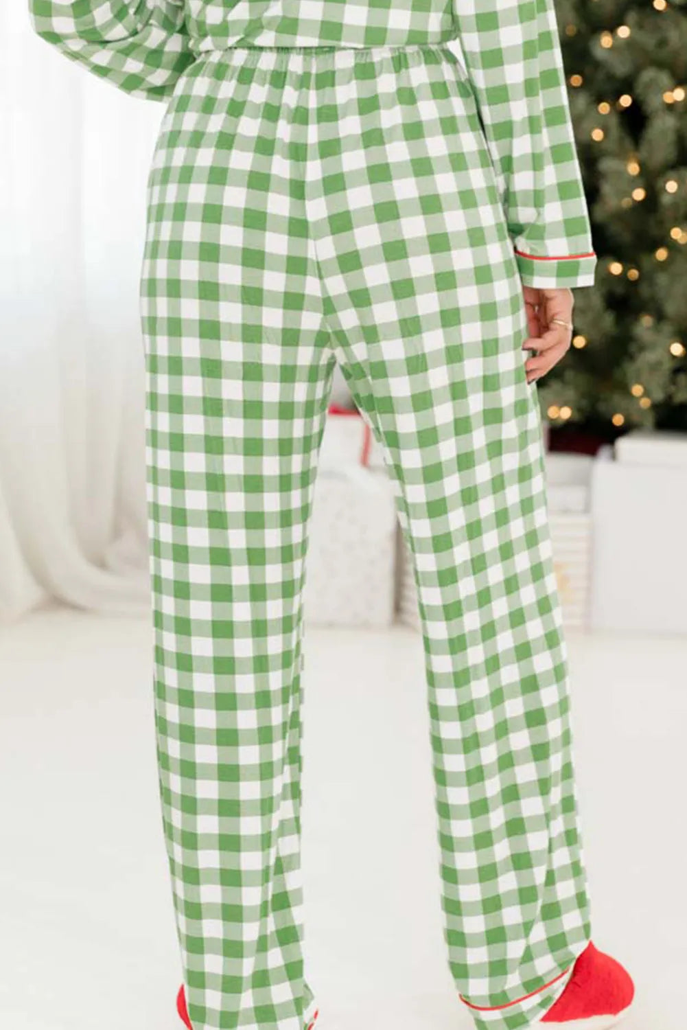 Peppermint Plaid Pajama Set