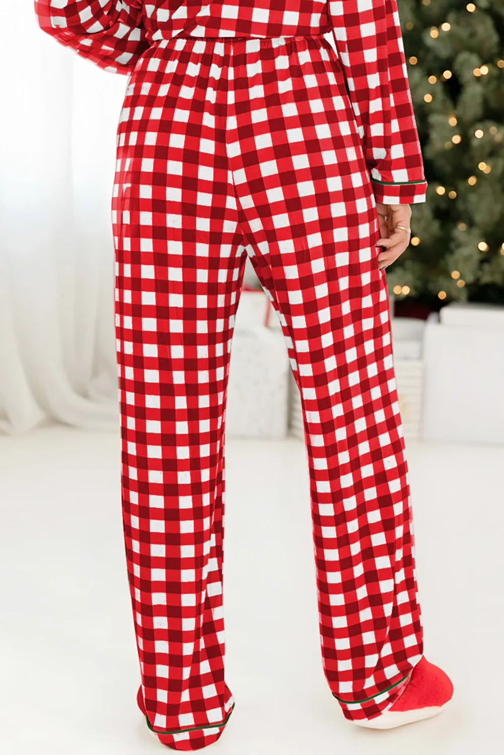 Peppermint Plaid Pajama Set