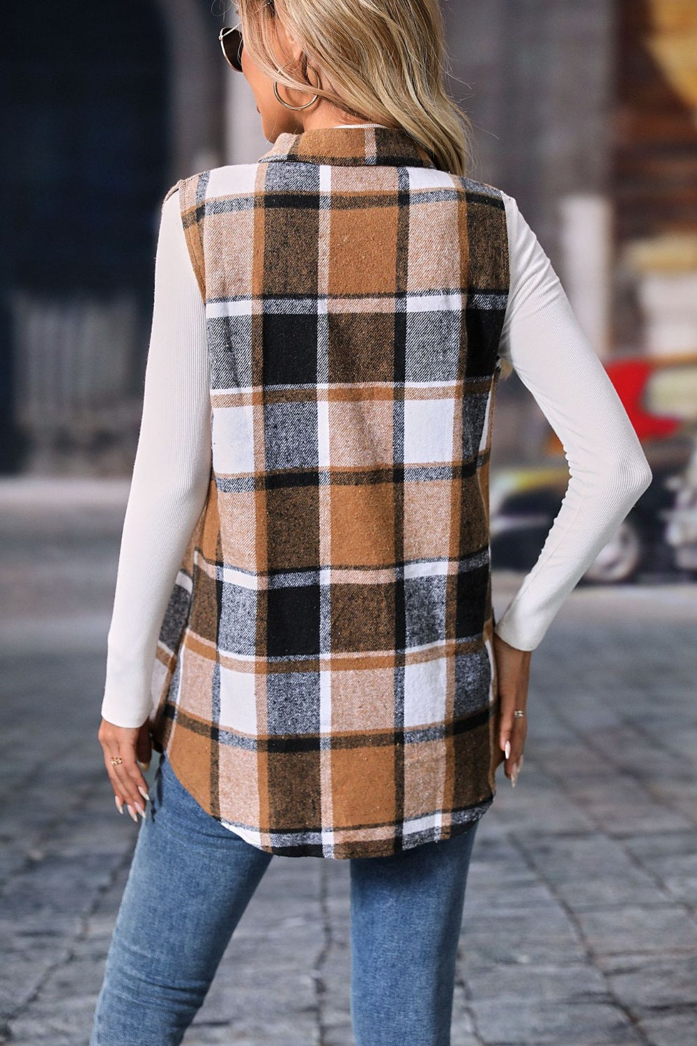 Autumn Harvest Plaid Vest