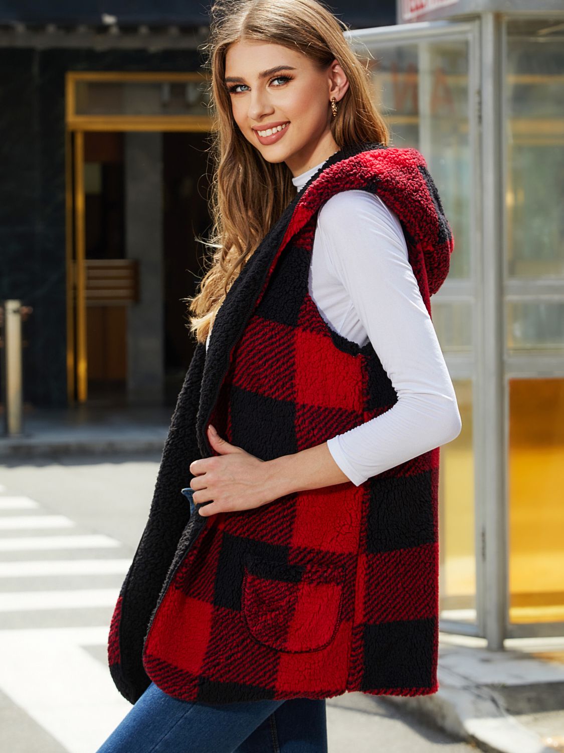 Urban Buffalo Check Vest