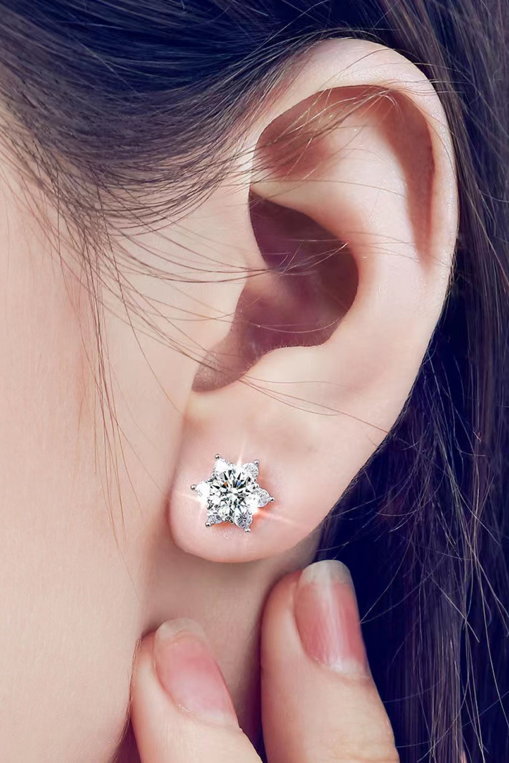 Starlight Sparkle Stud Earrings