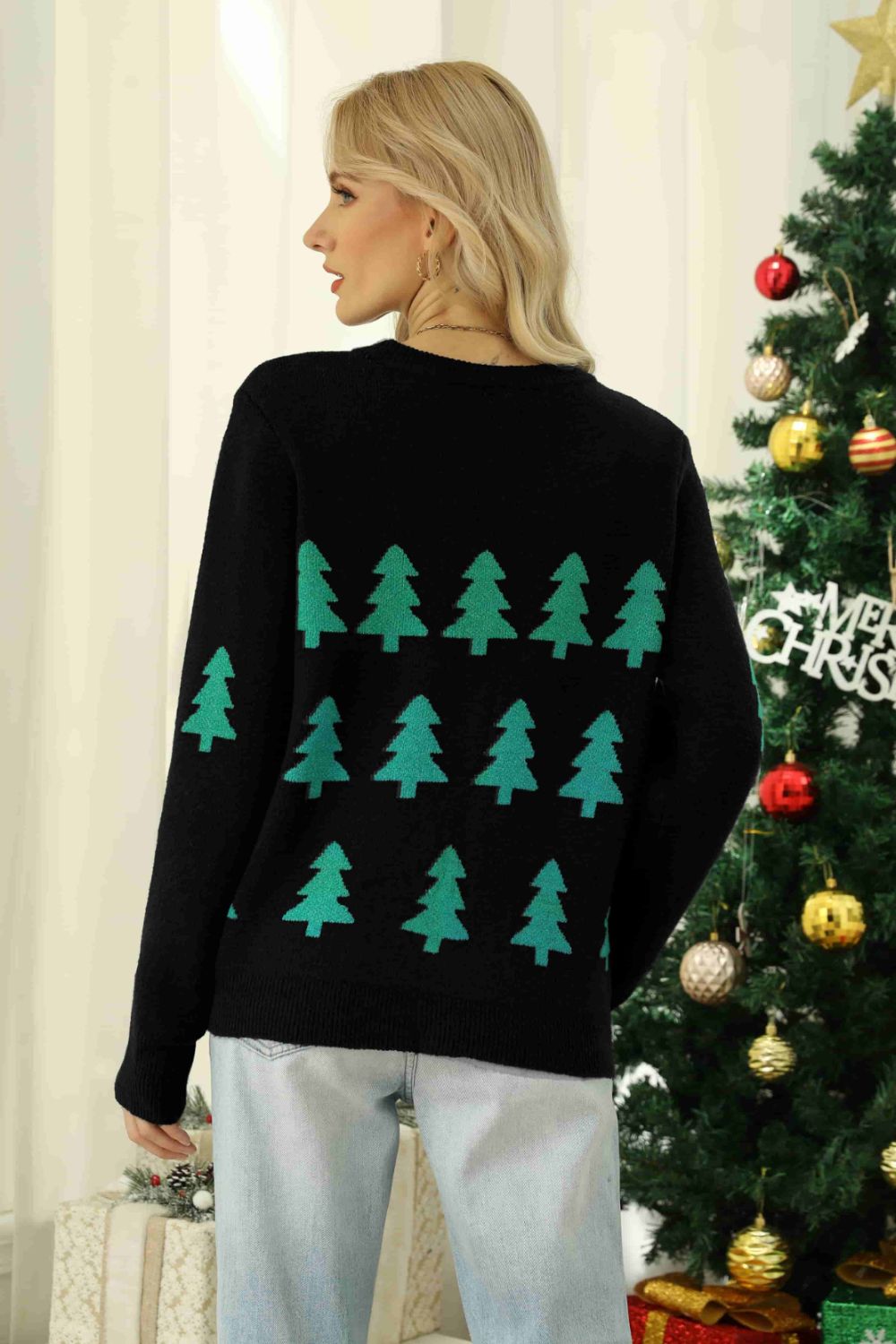 Evergreen Elegance Sweater