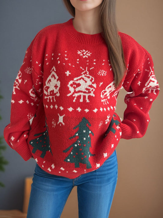 Classic Nordic Holiday Sweater