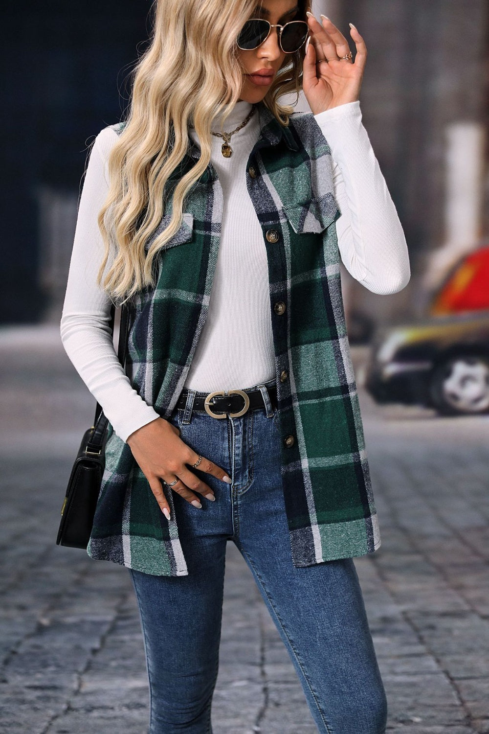 Autumn Harvest Plaid Vest