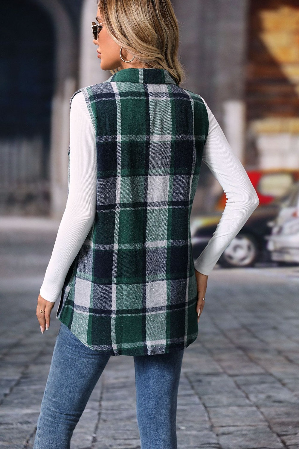 Autumn Harvest Plaid Vest