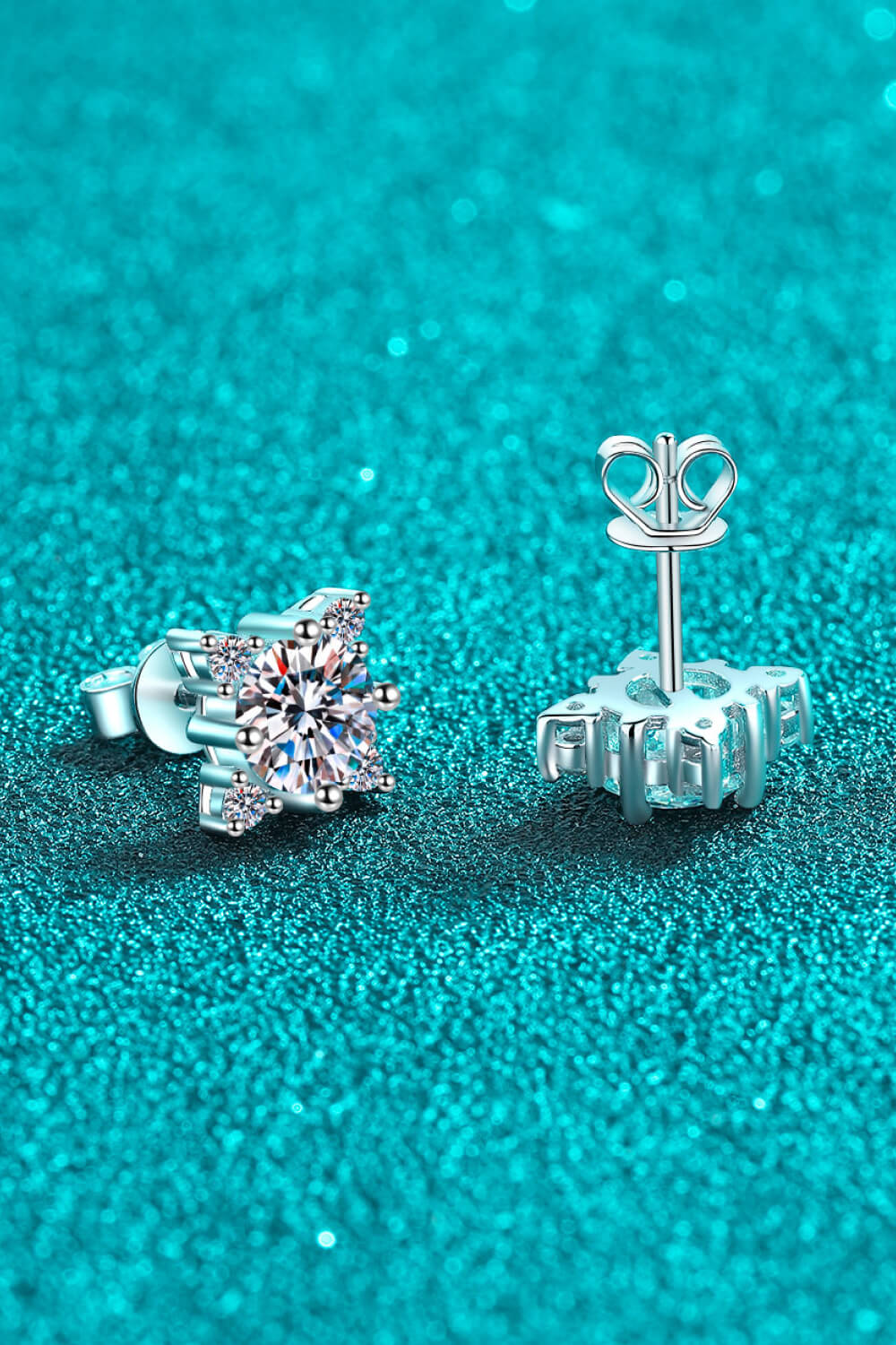 Celestial Frost Stud Earrings