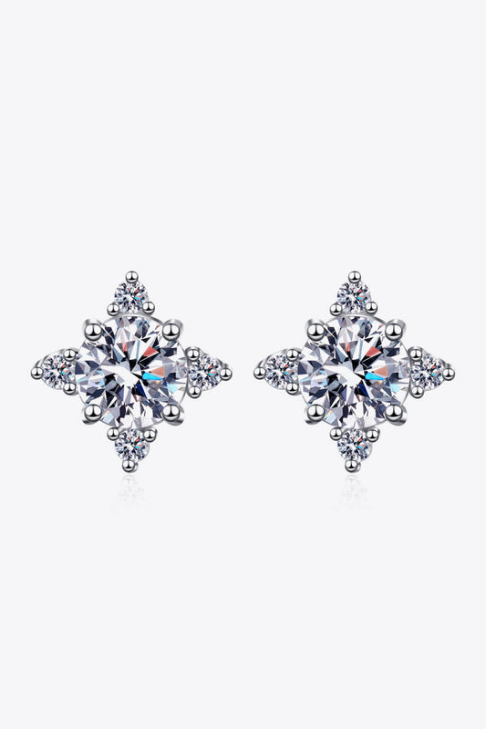 Celestial Frost Stud Earrings