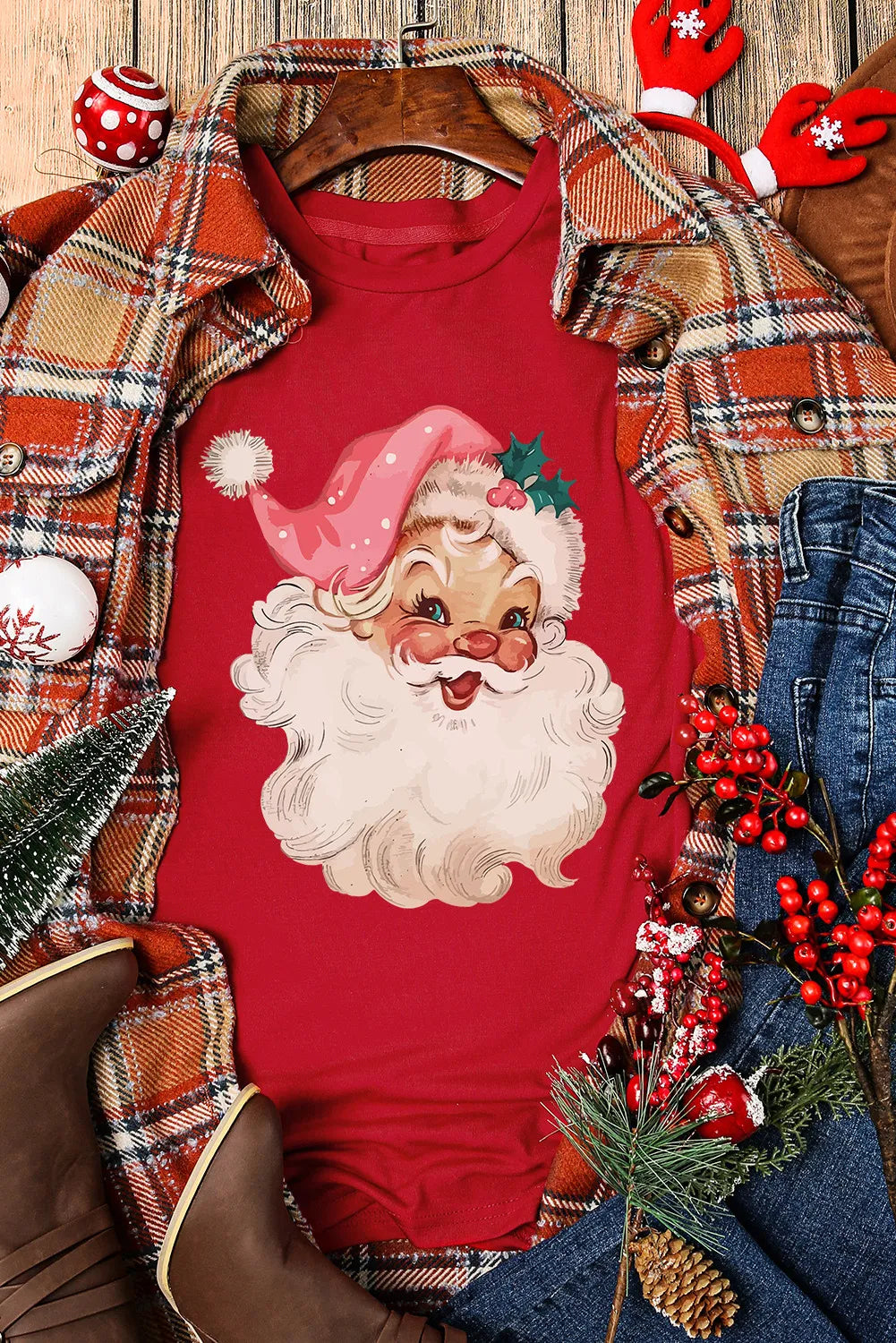 Vintage Santa Tee