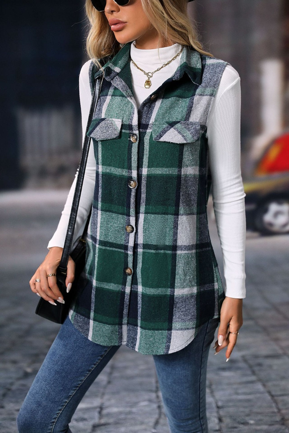 Autumn Harvest Plaid Vest