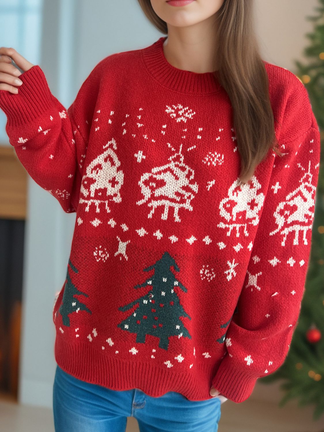 Classic Nordic Holiday Sweater