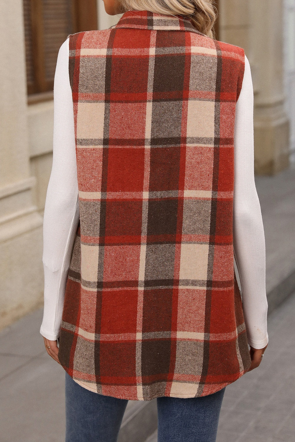 Autumn Harvest Plaid Vest