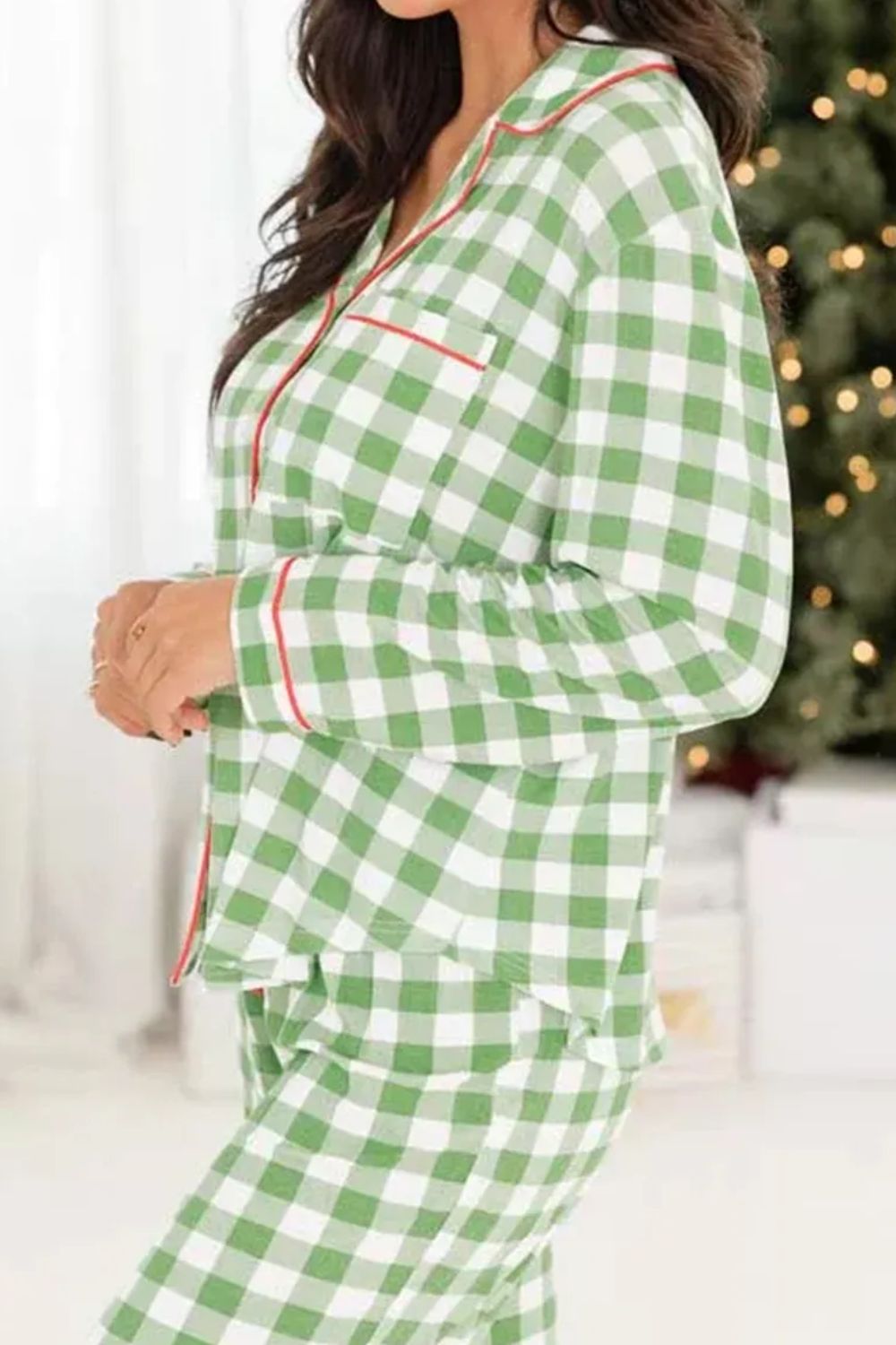 Peppermint Plaid Pajama Set