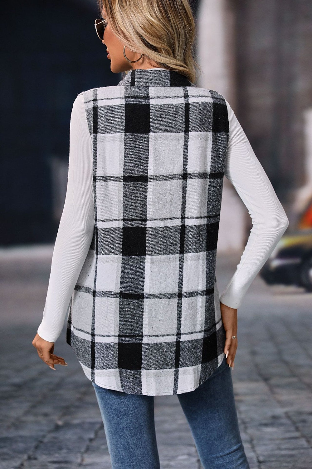 Autumn Harvest Plaid Vest