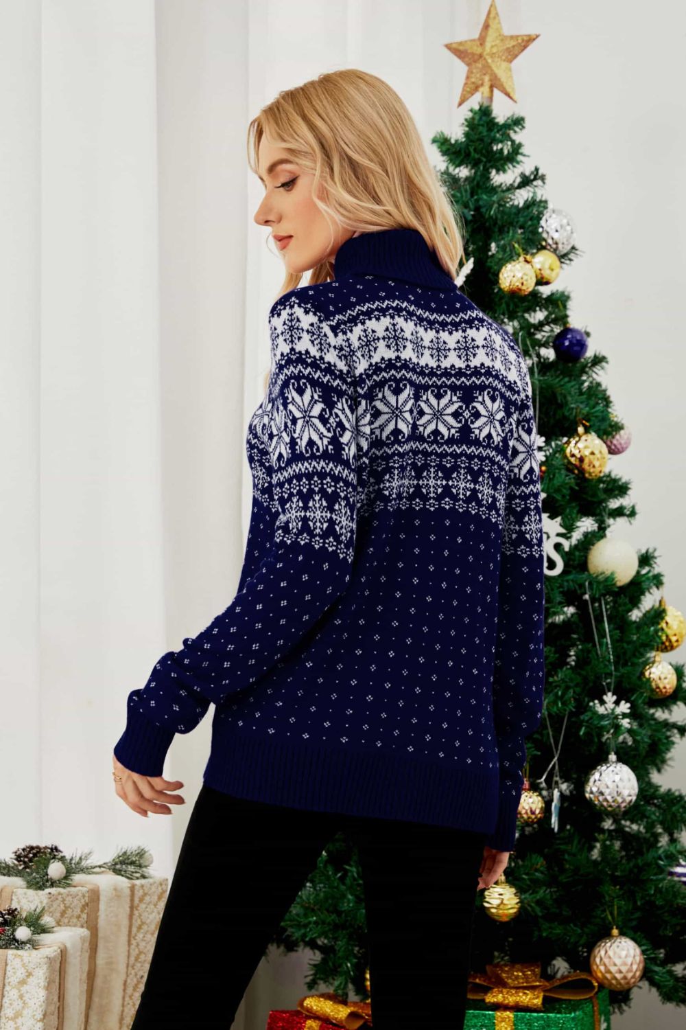 Festive Charm Fair Isle Sweater