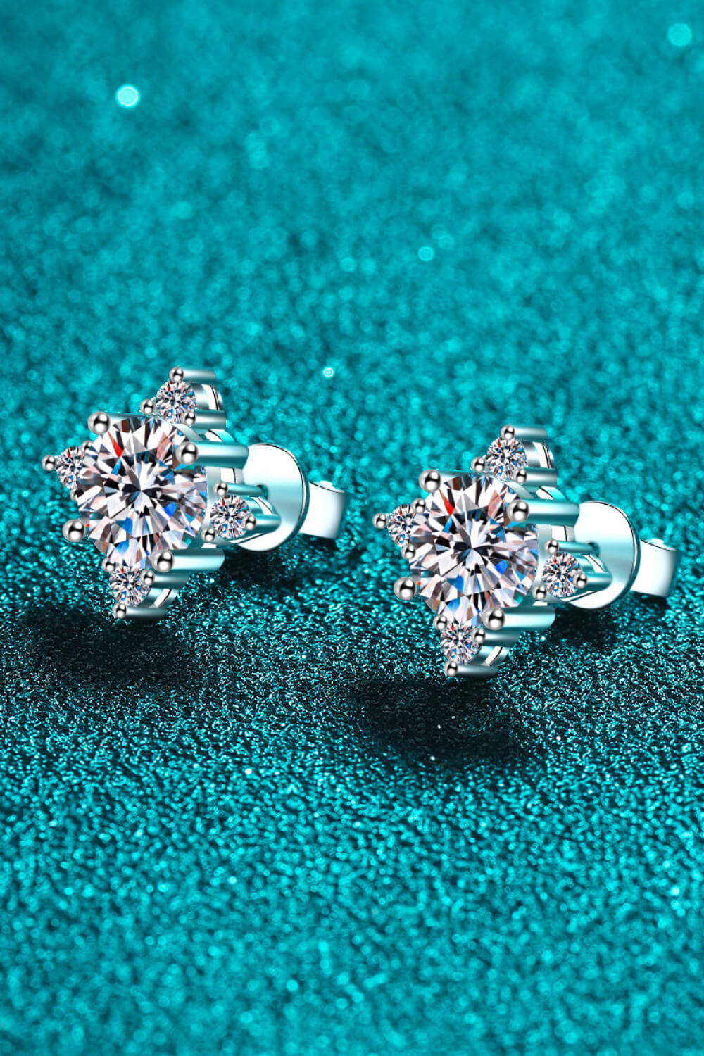 Celestial Frost Stud Earrings